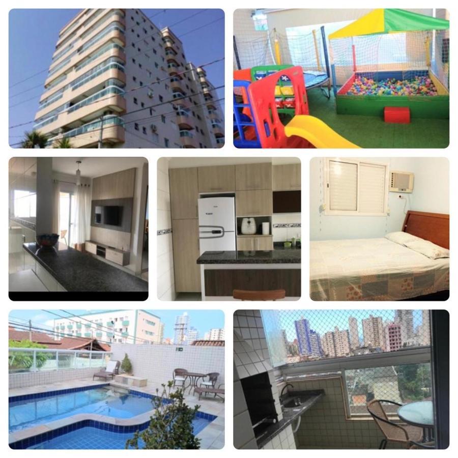Apto Com Piscina E Churrasqueira ปรายากรันเด ภายนอก รูปภาพ